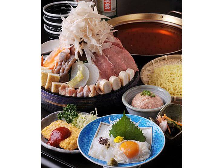 あっさりした特製スープが決め手。ボリューム満点のちゃんこ鍋