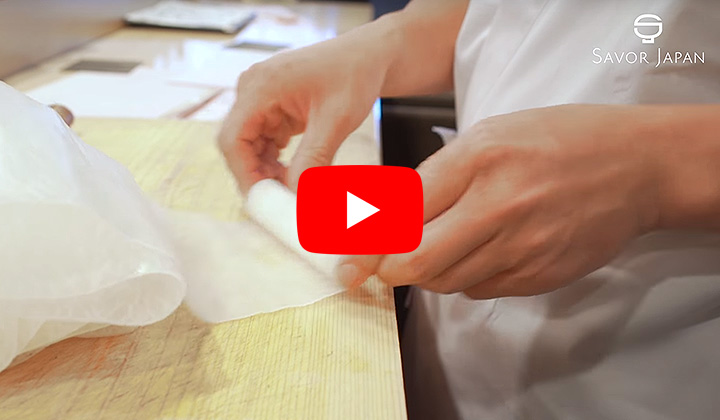 料理人の技を動画で紹介
