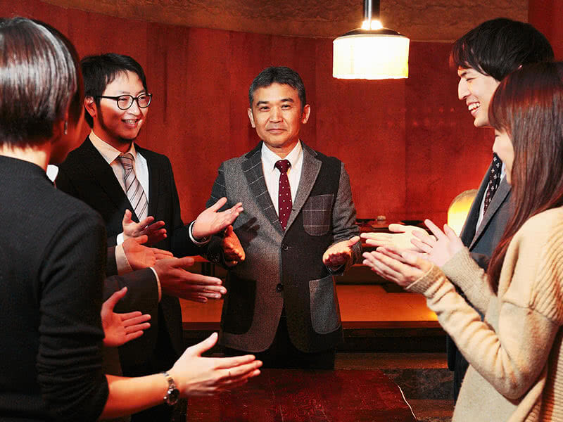 閉会の挨拶、手締め